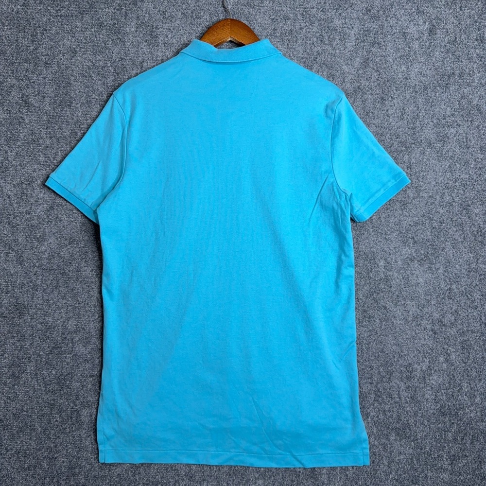 Polo Ralph Lauren Shirt Mens Large Light‎ Blue Short Sleeve Regular Fit Preppy - Picture 5 of 8